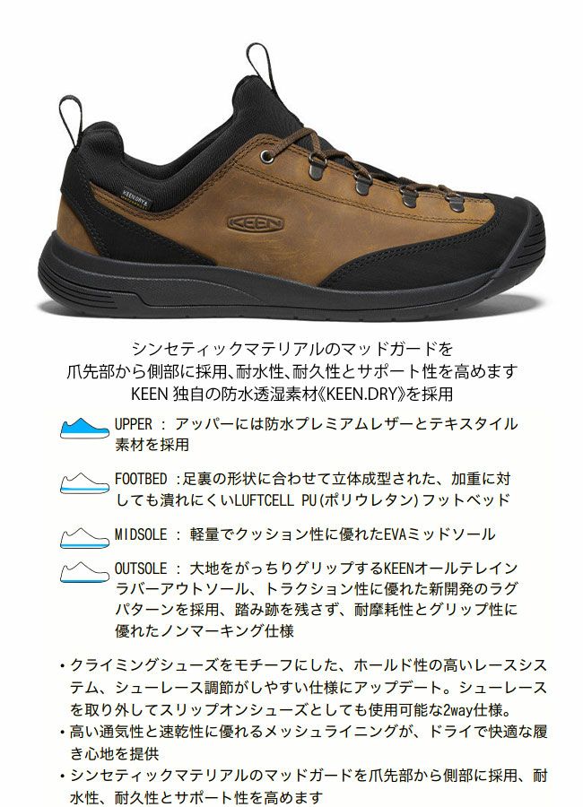 KEEN キーン ジャスパー2モックWP メンズ｜Outdoor Style サンデー