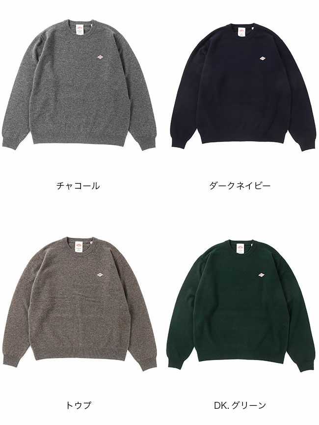 DANTON ダントン クルーネックP.O L/S メンズ｜SUNDAY MOUNTAIN｜サンデーマウンテン