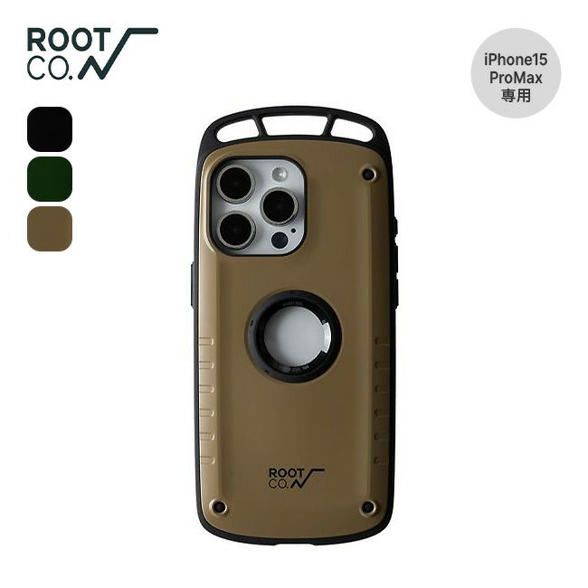 ROOT CO. ルートコー iPhone13 ケース カーキ 未使用 - スマホアクセサリー