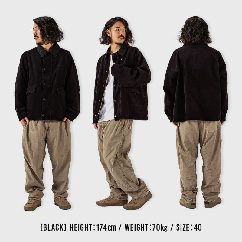 DVERG × Barbour コーデュロイジャケット ブラック36