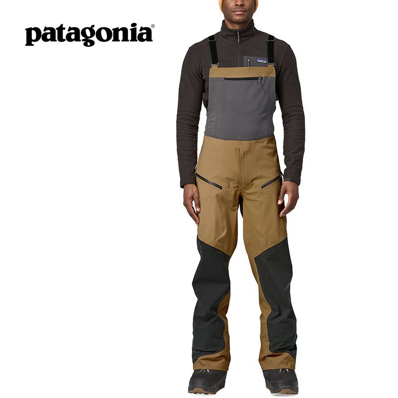 【今季モデル】Patagonia パタゴニア スノードリフター・ビブ パンツ Sヌーボーグリーン