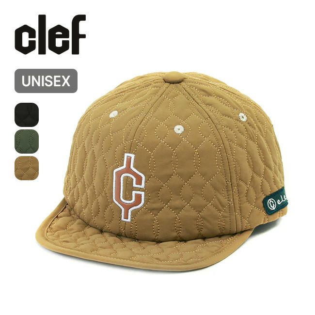 Clef クレ キルティングB.キャップ