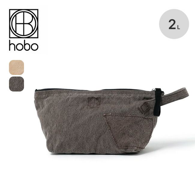 hobo ホーボー ダックキャンバスカキシブダイ ツアーポーチ