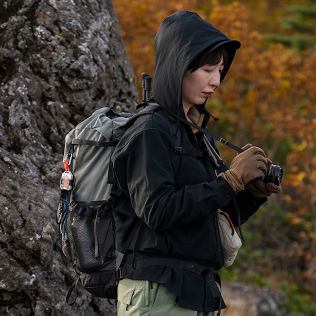RIDGE MOUNTAIN GEAR リッジマウンテンギア フーデッドロングスリーブ 