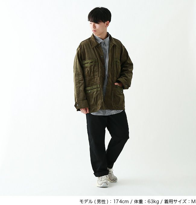 SASSAFRAS FALL LEAF JAKET ブラック Mサイズ　ウール SASSAFRAS ササフラス オーバーグロウンファティーグジャケット