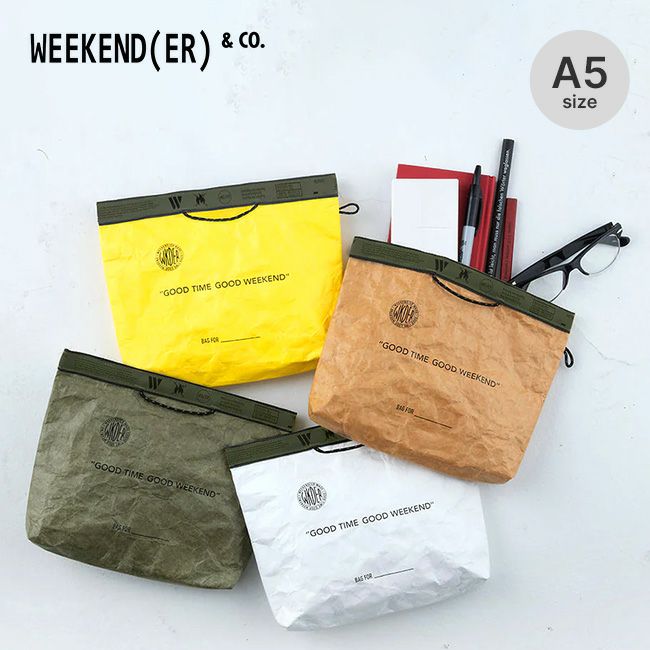 WEEKEND(ER) ウィークエンダー タイベックケースA5