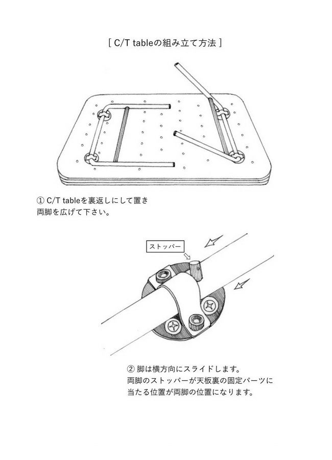 THE CORE OF THINGS コアオブシングス C/Tテーブル｜SUNDAY