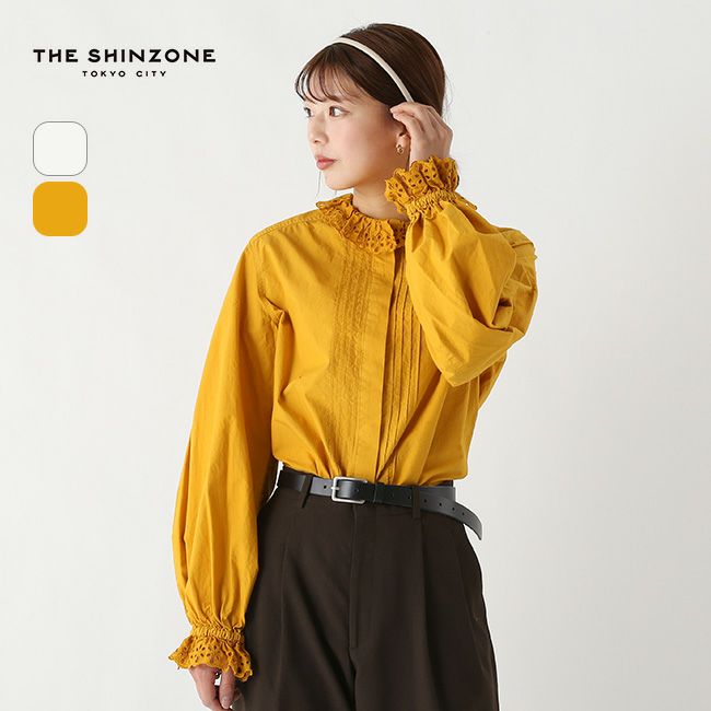 THE SHINZONE ザ シンゾーン レースカラーブラウス｜Outdoor Style