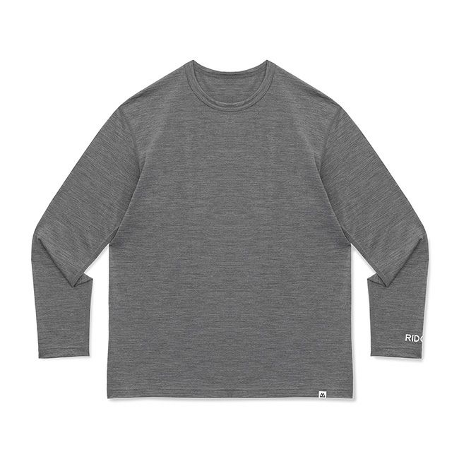 RIDGE MOUNTAIN GEAR リッジマウンテンギア メリノベーシックTeeロングスリーブ【ウィメンズ】