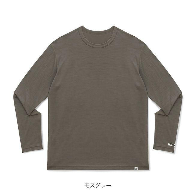 RIDGE MOUNTAIN GEAR リッジマウンテンギア メリノベーシックTeeロングスリーブ【ウィメンズ】｜SUNDAY  MOUNTAIN｜サンデーマウンテン