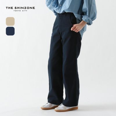 THE SHINZONE 詳しく センタープレス ハイウエストチノパンツ ザシンゾーン