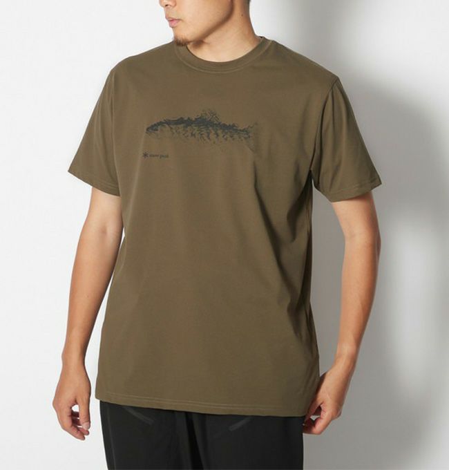 snow peak×TONEDTROUT スノーピーク×トーンドトラウト サインオフフィッシュTシャツ｜SUNDAY  MOUNTAIN｜サンデーマウンテン