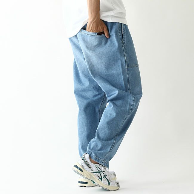 3550　GRAMICCI　グラミチ　テーパードデニムパンツ　M　ストレッチ ストレッチデニムルーズテーパードリッジパンツ｜STRETCH DENIM