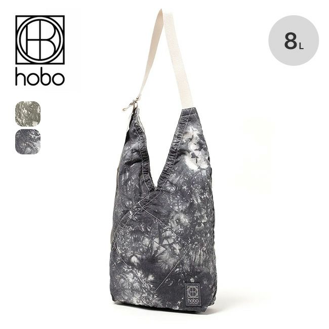 hobo ホーボー アズマショルダーバッグS コットンナイロンリップストップカモタイダイ
