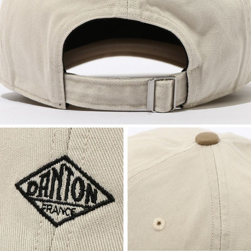 DANTON オフホワイト&ブラウン 2色セット DANTON ダントン 6パネル2トーンキャップ ユニセックス｜SUNDAY