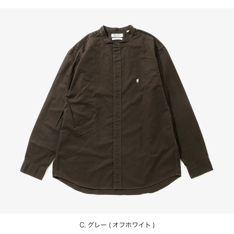 Gymphlex ジムフレックス バンドカラーシャツL/S メンズ｜SUNDAY