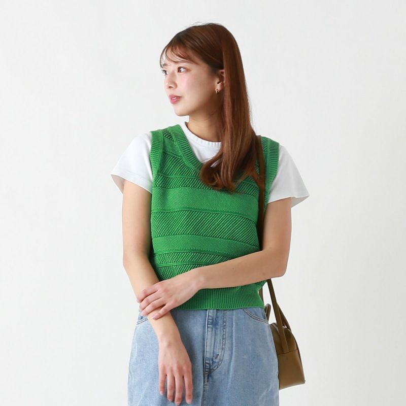 LE GLAZIK ルグラジック クルーネックベスト