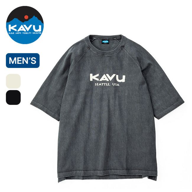 KAVU カブー H/W TEE L ナチュラル