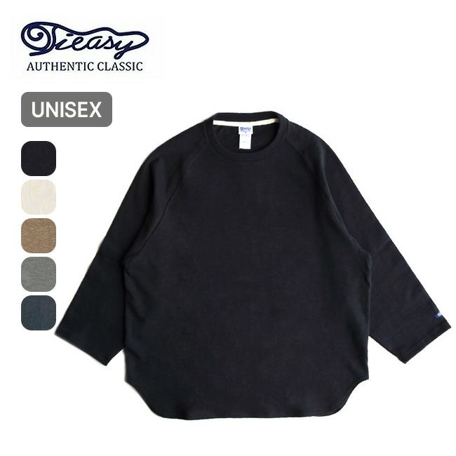 Tieasy Authentic Classic ティージーオーセンティッククラシック HDCSラグラン3/4クルーT