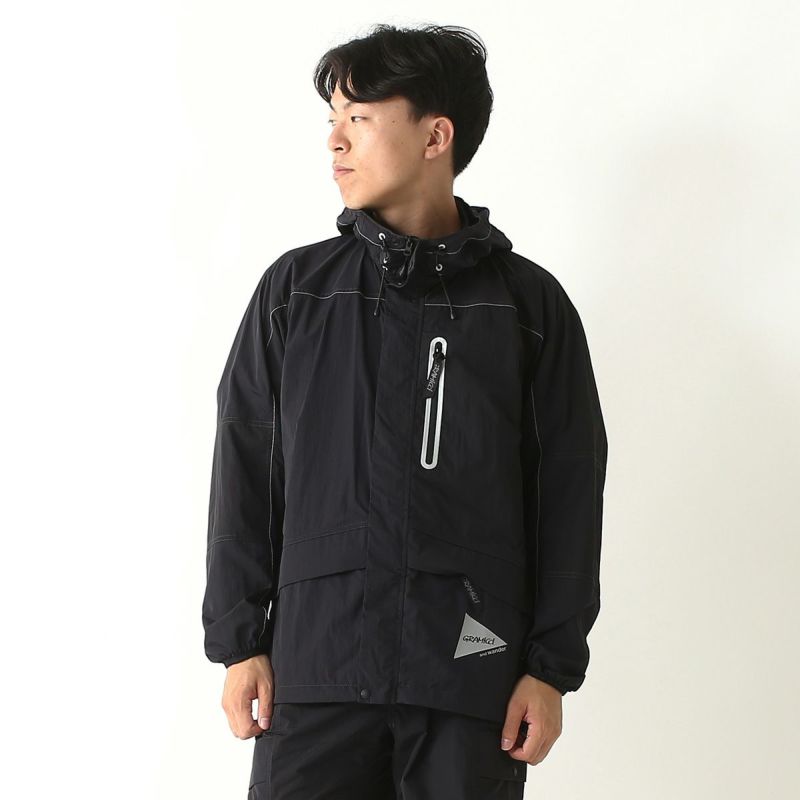 GRAMICCI×and wander グラミチ×アンドワンダー パッチワークウィンドフーディ