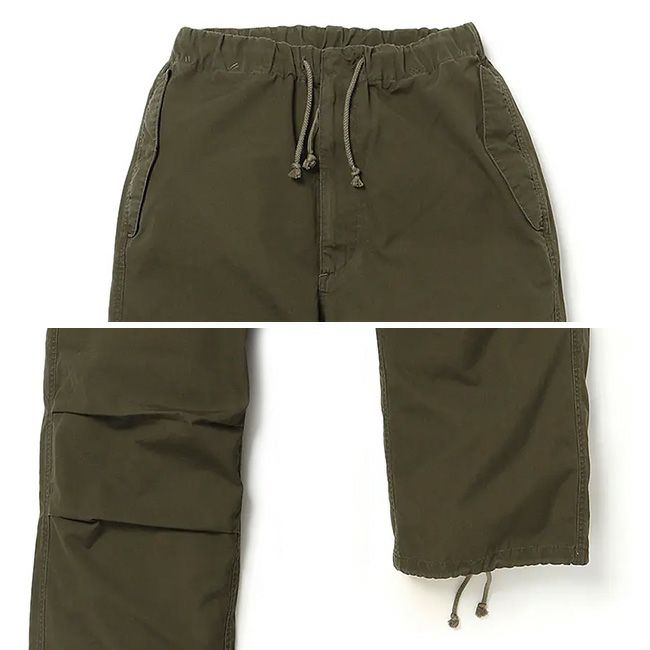 hobo ホーボー イージーパンツ コットンウェザークロス