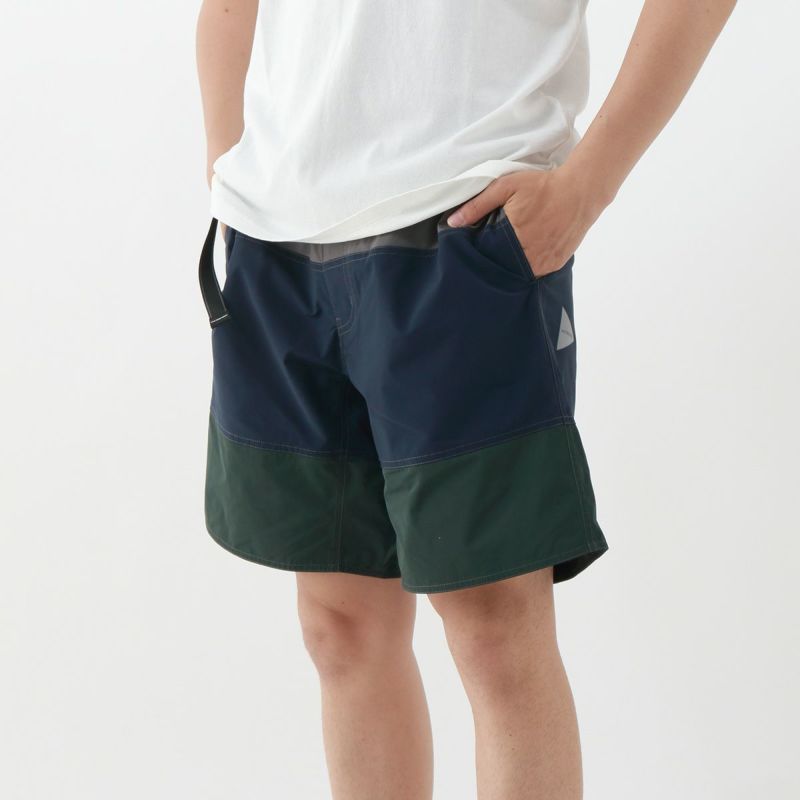 and wander アンドワンダー ウェーブショーツ