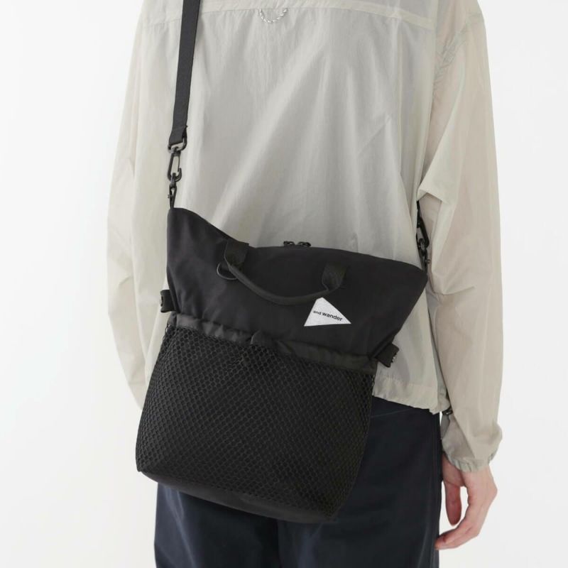 and wander アンドワンダー PE/CO 2ウェイバッグ