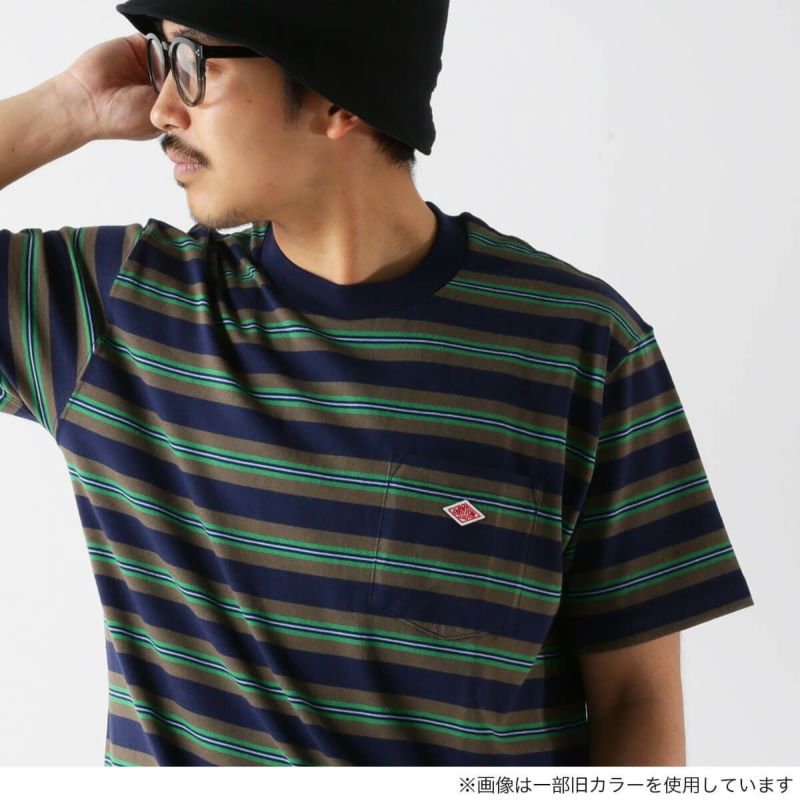 DANTON ダントン ポケットTシャツ[ボーダー] メンズ｜SUNDAY