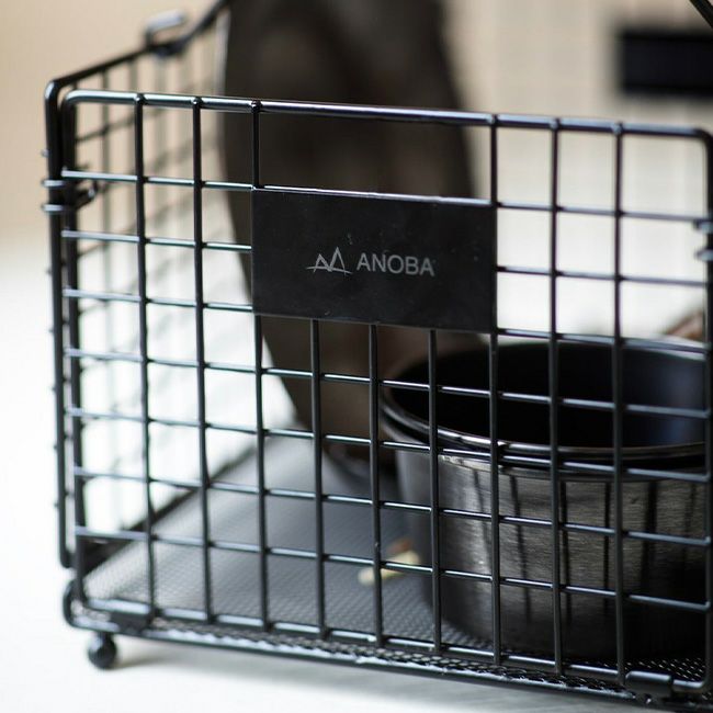 ANOBA アノバ フォールディングワイヤーバスケット S｜SUNDAY