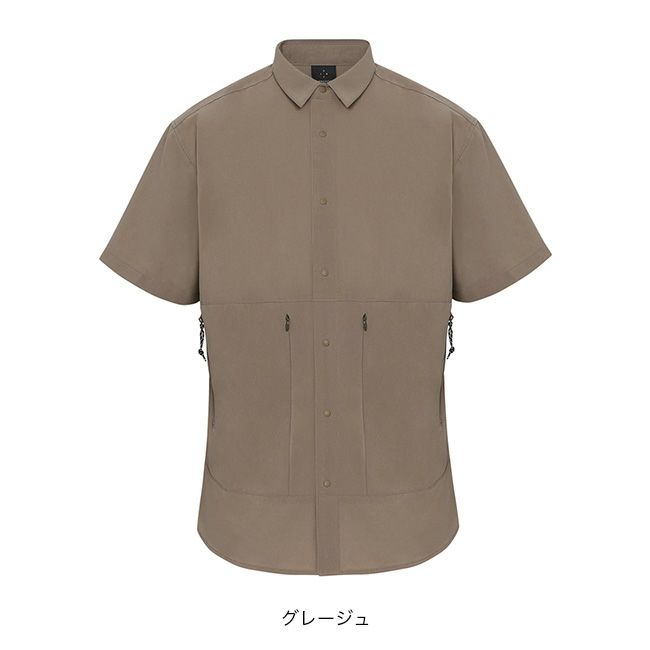 AXESQUIN アクシーズクイン S/Sベンチレーションシャツ メンズ