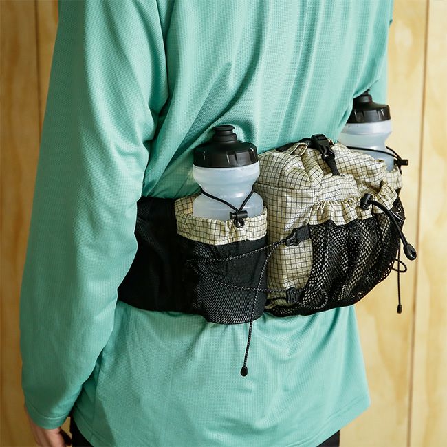 【CAYL】FANNY PACK B-GRID Grey ケイルファニーパック CAYL ケイル Grid Fanny B-Grid - Nicetime Mountain Gallery