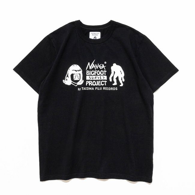 NANGA×TACOMA FUJI RECORDS ナンガ×タコマフジレコード ビッグフットサーベイプロジェクトロゴTEE