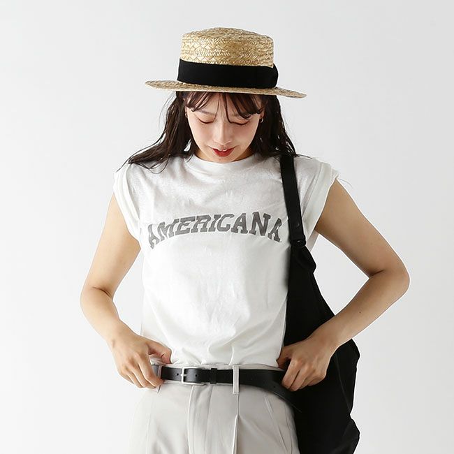 AMERICANA アメリカーナ ロールアップT [AMERICANA]