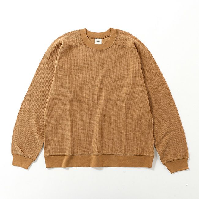 UNDYED アンダイド ワッフルL/Sスウェット