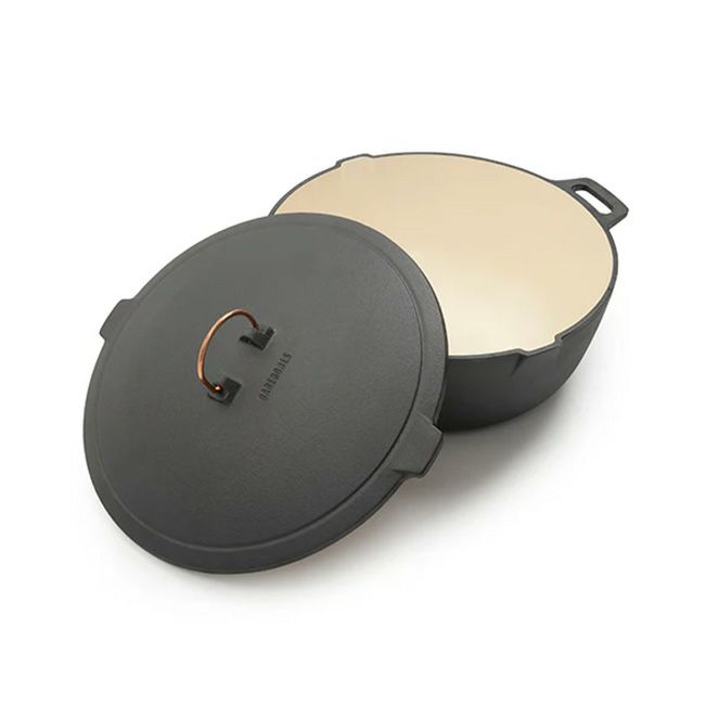 BAREBONES ベアボーンズ エナメルライン キャストアイアン クロックポット