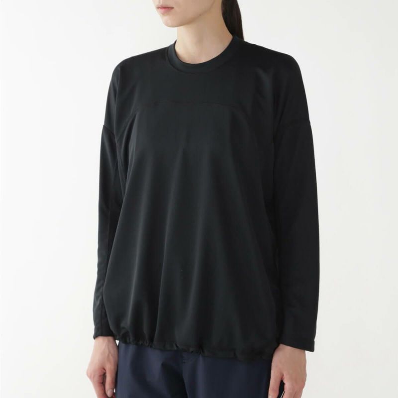 and wander アンドワンダー ドライジャージーLS T【ウィメンズ】