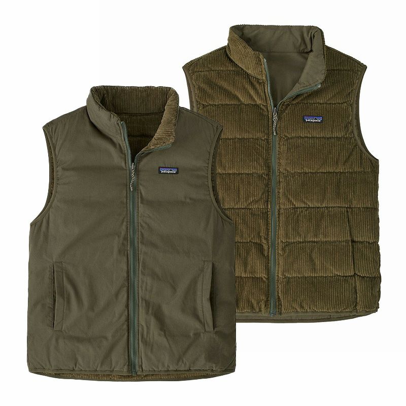patagonia パタゴニア リバーシブルコットンダウンベスト｜SUNDAY 