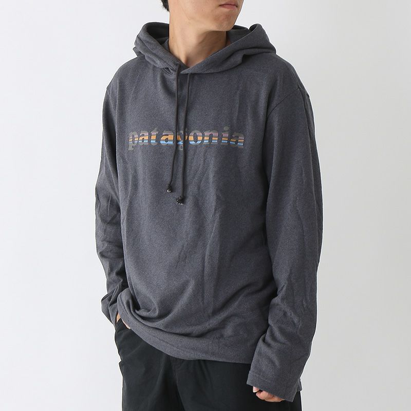 大人気新作 patagonia パタゴニア LW'73テキストロゴワイルドライズフーディ トップス