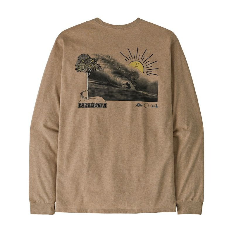 patagonia パタゴニア L/SアーススーツレスポンシビリTee メンズ