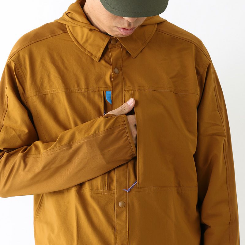 patagonia ブラウン リバーシブル メンズ・リバーシブル・サイレント・ダウン・ジャケット