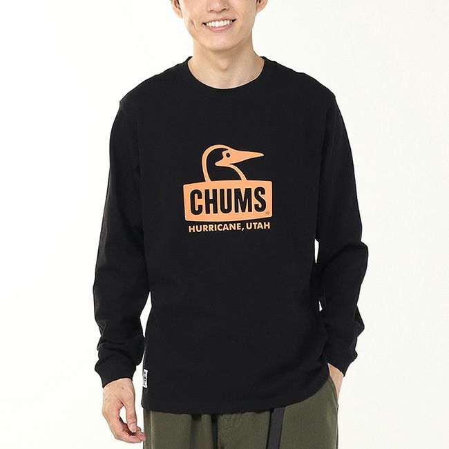 CHUMS チャムス ブービーフェイスブラッシュドL/S Tシャツ