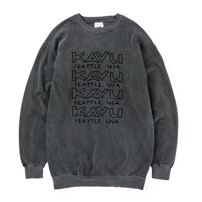 KAVU カブー ハンドライティン スウェット(CC)