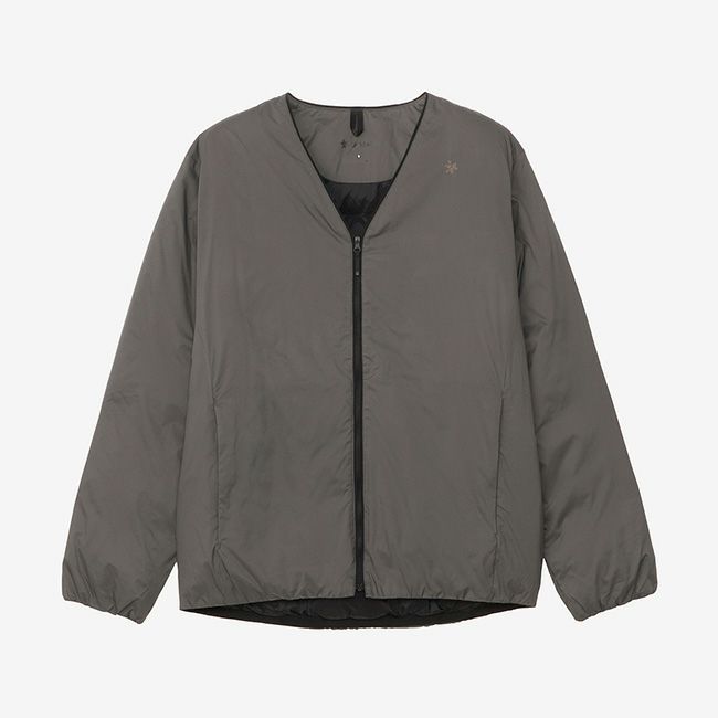 Goldwin カーディガン DH DEEP CHARCOAL サイズ2(M) GOLDWIN ゴールドウィン Vネックジップダウンカーディガン