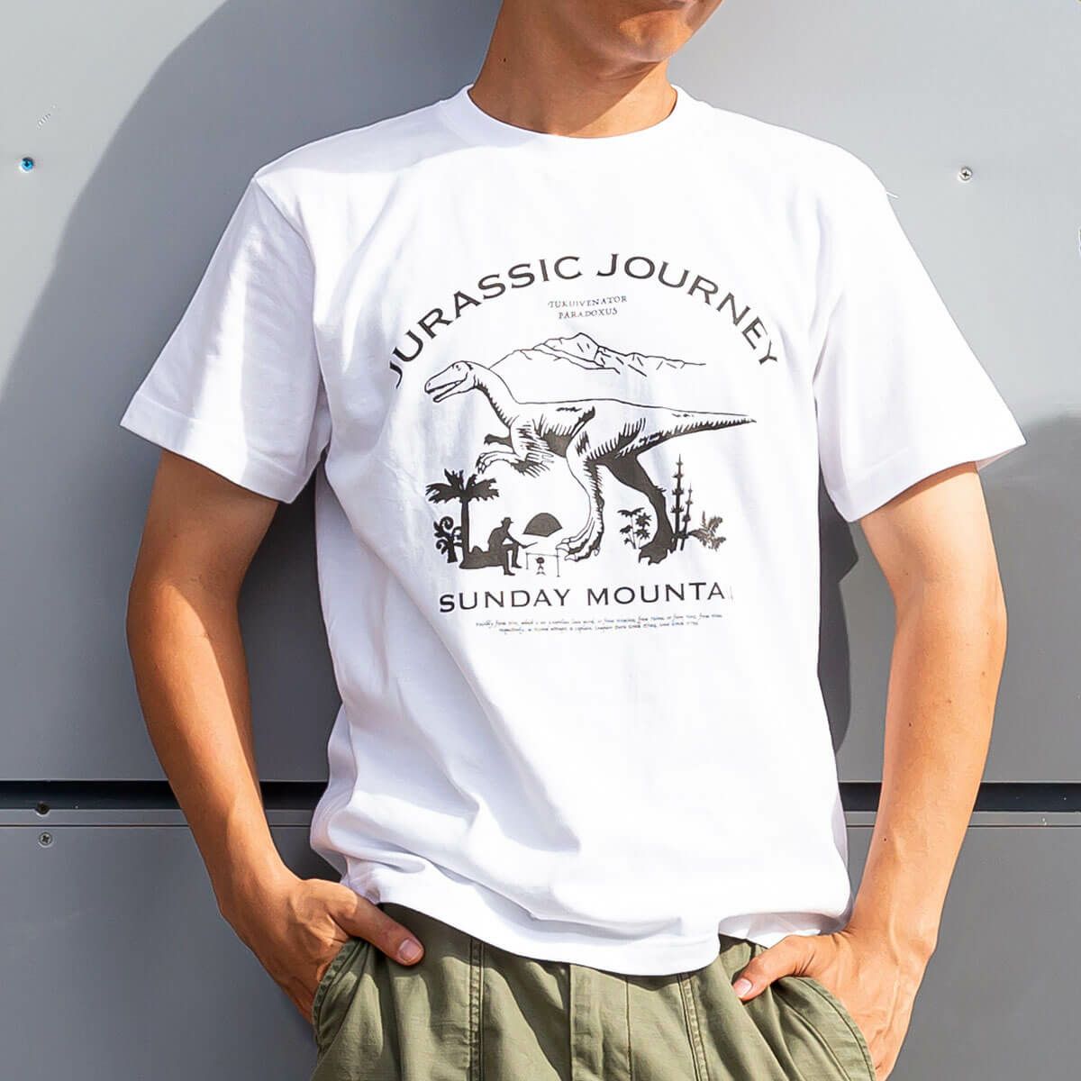 SUNDAY MOUNTAIN サンデーマウンテン JURASSIC JOURNEY Tシャツ 