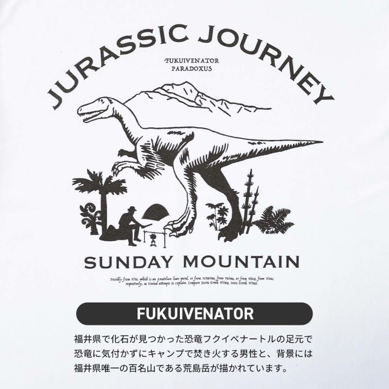 SUNDAY MOUNTAIN サンデーマウンテン JURASSIC JOURNEY Tシャツ（グラフィック by ジェリー鵜飼）｜SUNDAY  MOUNTAIN｜サンデーマウンテン