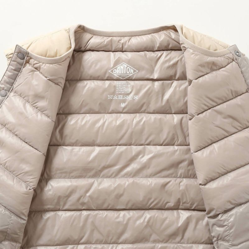 美品 ダントン ビショップ ベスト グレージュ ベージュ サイズ34