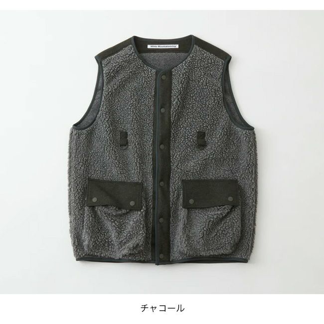 White Mountaineering ホワイトマウンテニアリング ボアベスト｜SUNDAY