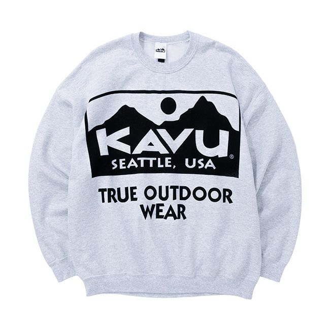 KAVU カブー ビッグロゴスウェット｜SUNDAY MOUNTAIN｜サンデーマウンテン
