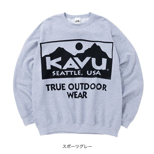 KAVU カブー ビッグロゴスウェット｜SUNDAY MOUNTAIN｜サンデーマウンテン