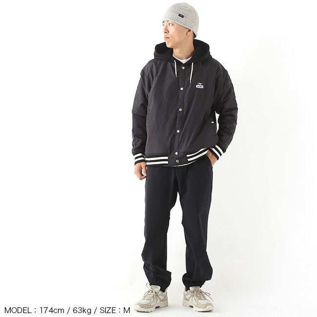 CHUMS チャムス スタジアムフーディー Lサイズ 黒×白 CHUMS チャムス スタジアムフーディ｜SUNDAY MOUNTAIN｜サンデーマウンテン